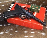 1950 Ruger MKI, First Year, 4 Digit S.N., Red Eagle Grips, Boxed - 9 of 11