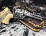 1925 Colt SAA, 38-40, Nickle and Ivory, 4 3/4 Inch First Gen.Beauty - 1 of 21