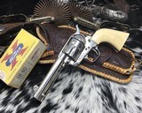 1925 Colt SAA, 38-40, Nickle and Ivory, 4 3/4 Inch First Gen.Beauty - 11 of 21