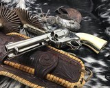 1925 Colt SAA, 38-40, Nickle and Ivory, 4 3/4 Inch First Gen.Beauty - 13 of 21