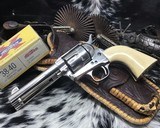 1925 Colt SAA, 38-40, Nickle and Ivory, 4 3/4 Inch First Gen.Beauty - 2 of 21