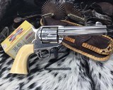 1925 Colt SAA, 38-40, Nickle and Ivory, 4 3/4 Inch First Gen.Beauty - 17 of 21