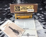 1969 Colt Detective Special, Nickel, .38 Special, Boxed, Unfired in Wrapper, W/letter - 5 of 24