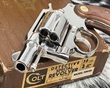 1969 Colt Detective Special, Nickel, .38 Special, Boxed, Unfired in Wrapper, W/letter - 3 of 24