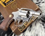 1969 Colt Detective Special, Nickel, .38 Special, Boxed, Unfired in Wrapper, W/letter - 4 of 24