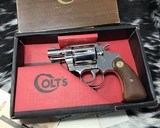 1969 Colt Detective Special, Nickel, .38 Special, Boxed, Unfired in Wrapper, W/letter - 17 of 24