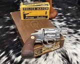1969 Colt Detective Special, Nickel, .38 Special, Boxed, Unfired in Wrapper, W/letter - 7 of 24