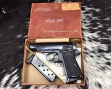 1964 Walther PP, Bern Germany, Unfired in matching Alligator Box - 2 of 17
