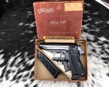 1964 Walther PP, Bern Germany, Unfired in matching Alligator Box - 13 of 17