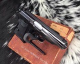 1964 Walther PP, Bern Germany, Unfired in matching Alligator Box - 3 of 17