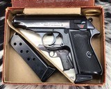 1964 Walther PP, Bern Germany, Unfired in matching Alligator Box - 1 of 17