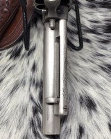 1907 Colt SAA1sr Gen., 5.5 inch, .45 Colt , D.W. Harris engraved, Silver Plated, Archives letter. - 5 of 25