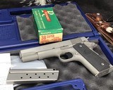 2006 Colt Government Model, Series 80, Stainless, .38 Super, Boxed - 10 of 16