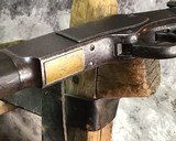 1873 Winchester , .22 Short, made in 1888. Lyman Sight - 15 of 20