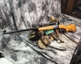 Savage 99 Rifle, .219 Zipper, Custom Fiddle Back Maple Stock, Lyman Target Scope - 3 of 22
