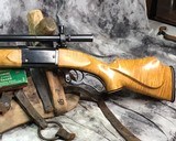 Savage 99 Rifle, .219 Zipper, Custom Fiddle Back Maple Stock, Lyman Target Scope - 8 of 22