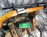 Savage 99 Rifle, .219 Zipper, Custom Fiddle Back Maple Stock, Lyman Target Scope