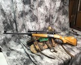 Savage 99 Rifle, .219 Zipper, Custom Fiddle Back Maple Stock, Lyman Target Scope - 18 of 22