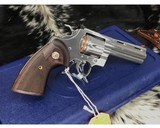 New Colt Python ,4.25 inch, Unfired Stainless .357 Mag, NIB. - 5 of 11