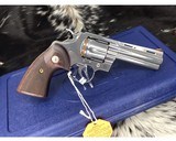 New Colt Python ,4.25 inch, Unfired Stainless .357 Mag, NIB. - 3 of 11