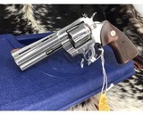 New Colt Python ,4.25 inch, Unfired Stainless .357 Mag, NIB. - 10 of 11