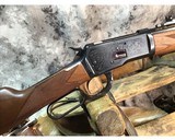 1892 Winchester 125th Anniversary Rifle, made 2017, 1/2 Round 1/2 Octagon ,Engraved, .45 Colt - 2 of 25