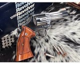 Smith and Wesson 586-1, Nickle “Distinguished Combat Magnum” 4 inch, 98% - 5 of 17