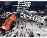 Smith and Wesson 586-1, Nickle “Distinguished Combat Magnum” 4 inch, 98% - 17 of 17