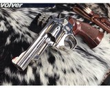 Smith and Wesson model 19-5 Nickel, Four Inch, Boxed 98% - 1 of 15