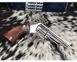 Smith and Wesson model 19-5 Nickel, Four Inch, Boxed 98% - 6 of 15