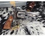 Smith and Wesson Model 58, .41 Magnum, Four Inch ,Nickel, Boxed - 9 of 23
