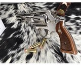 Smith and Wesson Model 58, .41 Magnum, Four Inch ,Nickel, Boxed - 2 of 23