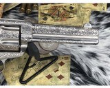 1906 Colt SAA David W. Harris ENGRAVED COLT SINGLE ACTION ARMY REVOLVER WITH CARVED MOTHER OF PEARL GRIPS - 14 of 25