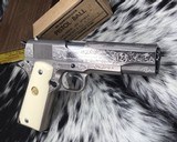 1972 70 Series Factory Engraved Government Model 1911, .45 ACP., Boxed - 1 of 21