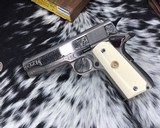 1972 70 Series Factory Engraved Government Model 1911, .45 ACP., Boxed - 20 of 21