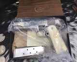 1972 Colt Series 70 Government Model ,Factory Engraved, .45ACP, Boxed - 2 of 25