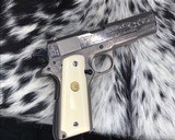 1972 Colt Series 70 Government Model ,Factory Engraved, .45ACP, Boxed - 13 of 25