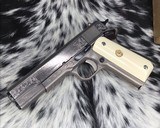 1972 Colt Series 70 Government Model ,Factory Engraved, .45ACP, Boxed - 14 of 25