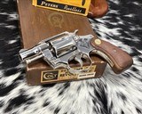 1969 Colt Detective Special, Factory Nickel, Boxed, Colt Letter, .38 Spl. N.O.S. - 11 of 24