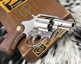 1969 Colt Detective Special, Factory Nickel, Boxed, Colt Letter, .38 Spl. N.O.S. - 1 of 24