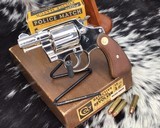 1969 Colt Detective Special, Factory Nickel, Boxed, Colt Letter, .38 Spl. N.O.S. - 2 of 24