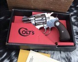 1970 Colt Cobra, Nickel, .38 Special, Boxed - 7 of 15