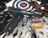 1949 Ruger Standard Model .22 Pistol, Red Eagle Serial #444 - 7 of 16