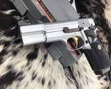 Browning Hi-Power, .40 Cal, Silver Chrome, Adjustable Sights, Unfired in Box. - 6 of 25