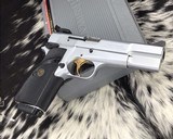 Browning Hi-Power, .40 Cal, Silver Chrome, Adjustable Sights, Unfired in Box. - 16 of 25