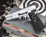 Browning Hi-Power, .40 Cal, Silver Chrome, Adjustable Sights, Unfired in Box. - 1 of 25
