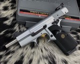Browning Hi-Power, .40 Cal, Silver Chrome, Adjustable Sights, Unfired in Box. - 20 of 25