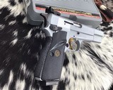 Browning Hi-Power, .40 Cal, Silver Chrome, Adjustable Sights, Unfired in Box. - 10 of 25
