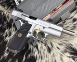 Browning Hi-Power, .40 Cal, Silver Chrome, Adjustable Sights, Unfired in Box. - 7 of 25