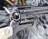 1989 Colt SAA, Nickel, 7.5 inch, .45 Colt, Boxed, Ivory Grips,NOS - 17 of 25